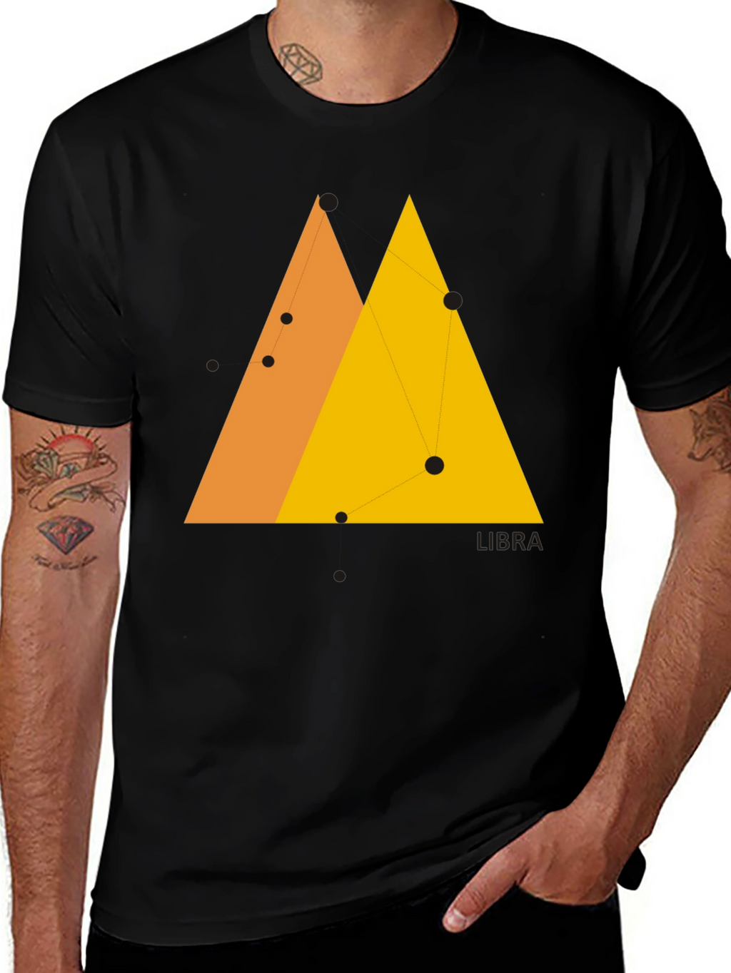 Libra Constellation Graphic Tee - Zodiac T-Shirt
