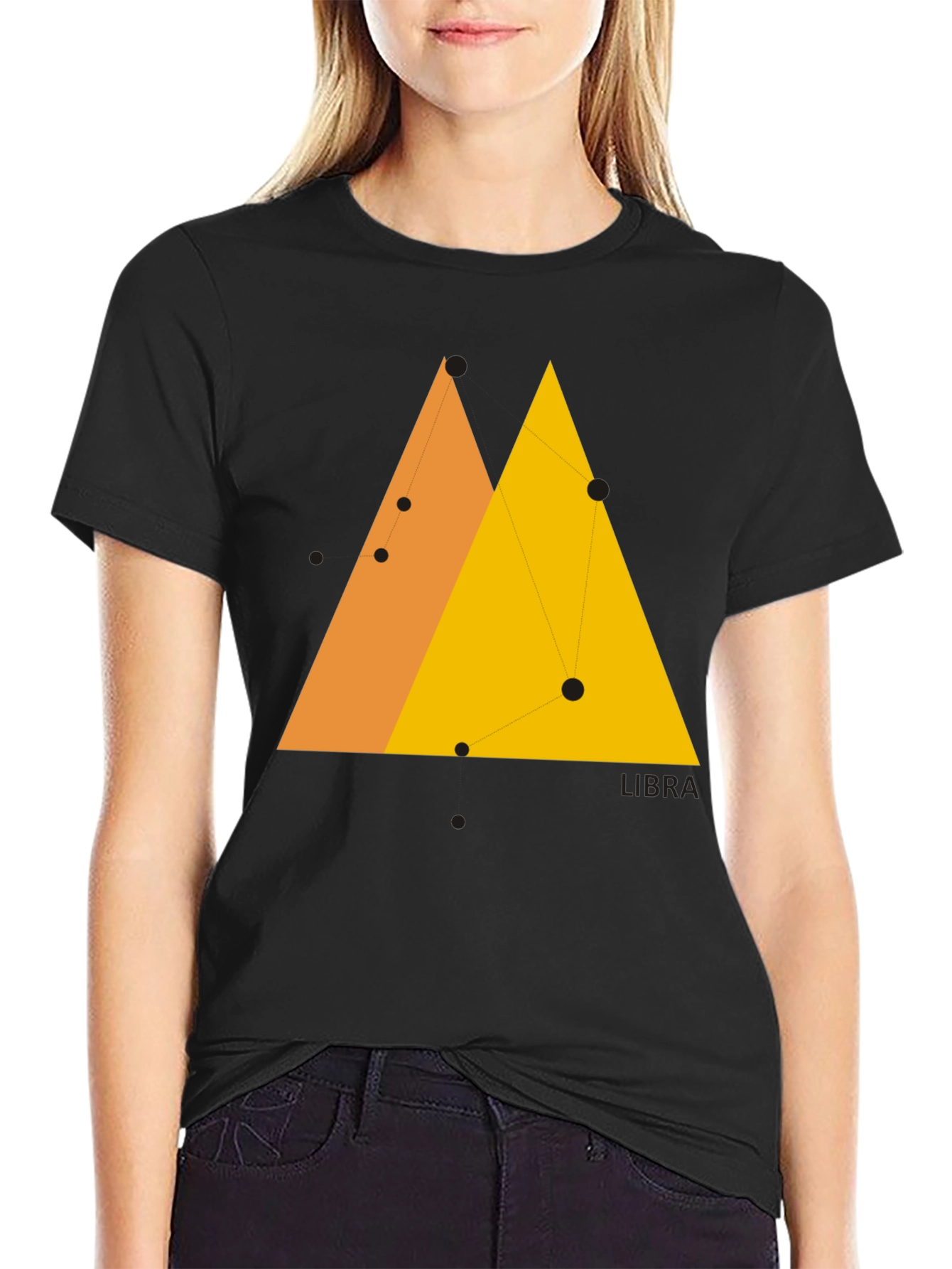 Libra Constellation Graphic Tee - Zodiac T-Shirt