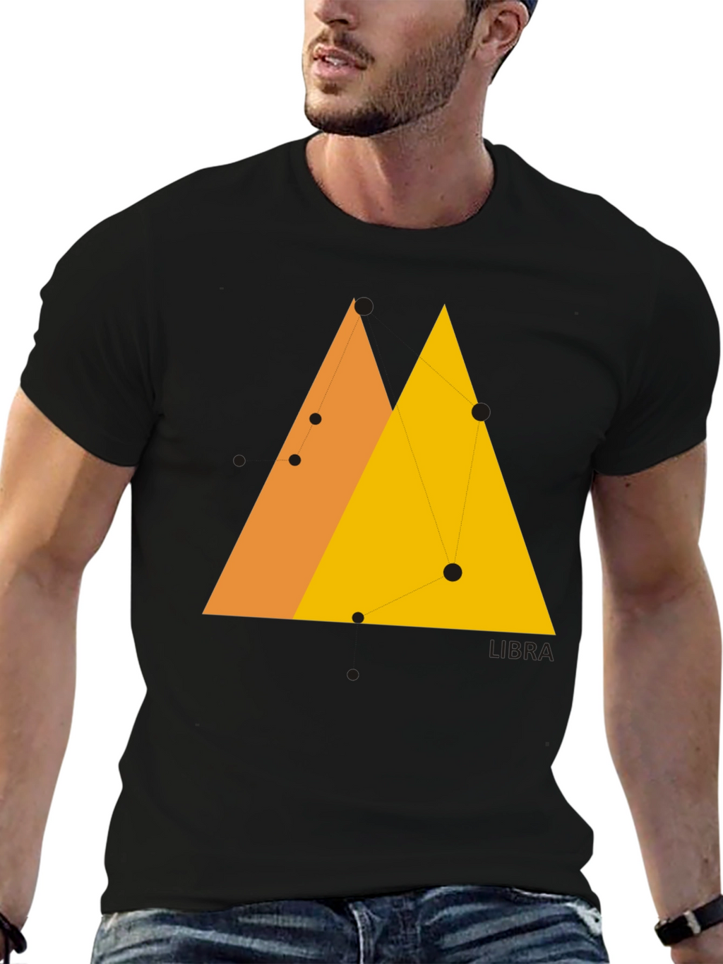 Libra Constellation Graphic Tee - Zodiac T-Shirt