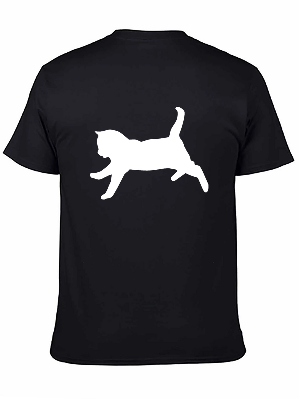 Black Cat Silhouette T-Shirt