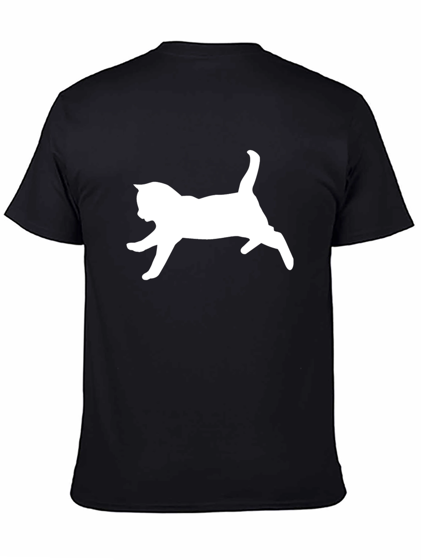 Black Cat Silhouette T-Shirt
