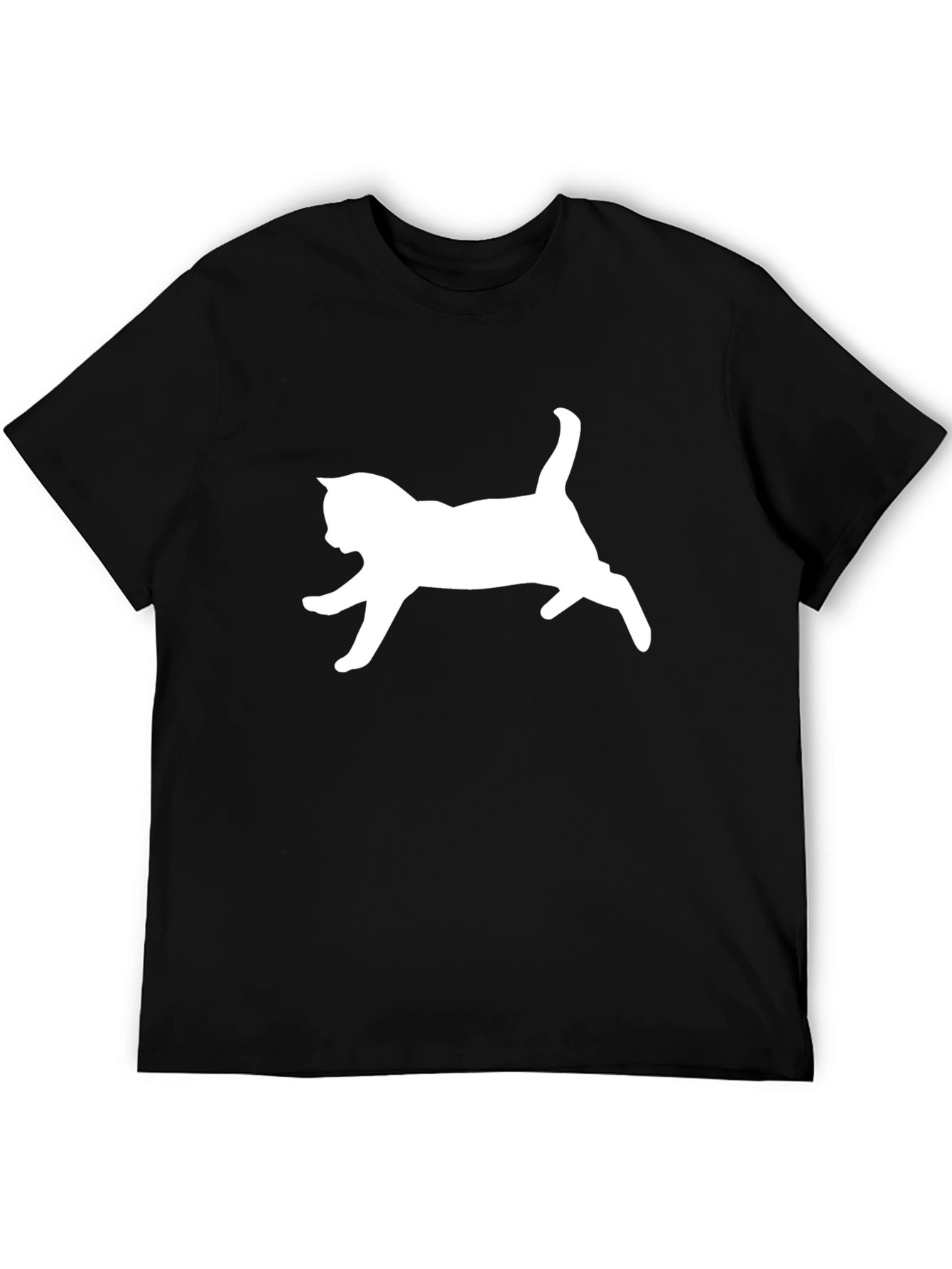 Black Cat Silhouette T-Shirt