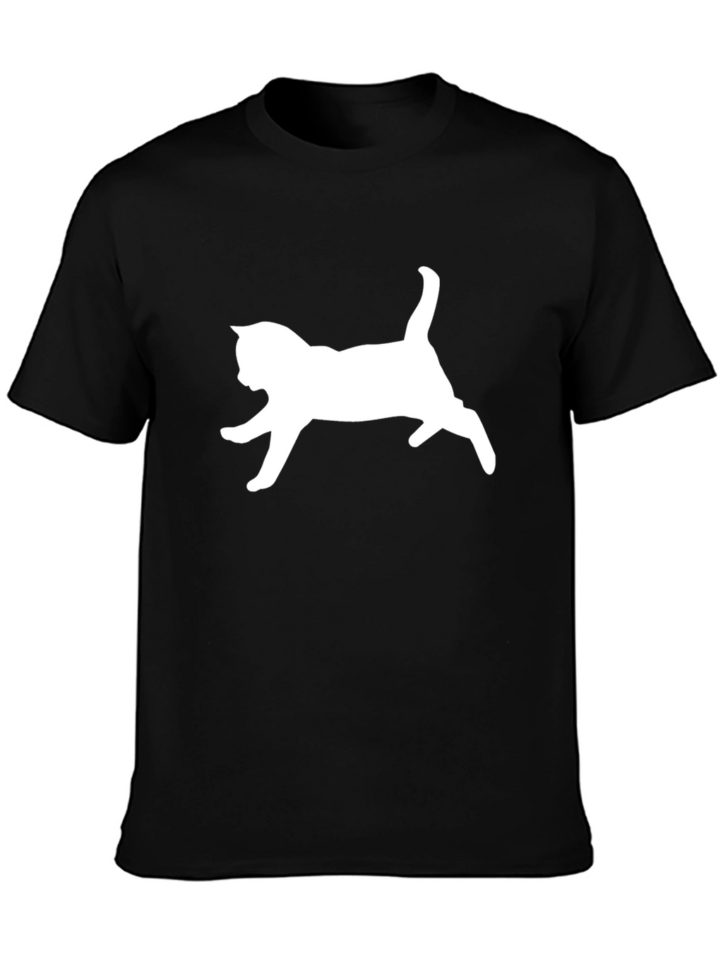 Black Cat Silhouette T-Shirt