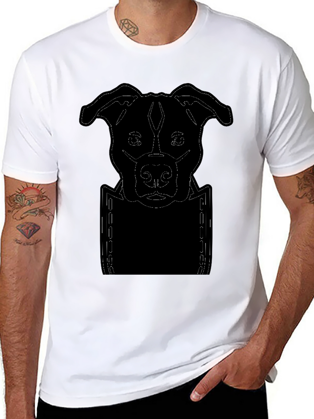 Pitbull Pocket T-Shirt