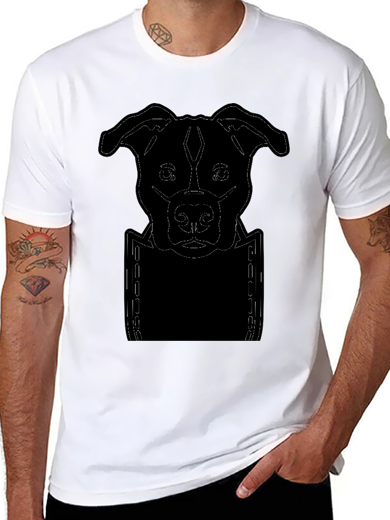 Pitbull Pocket T-Shirt