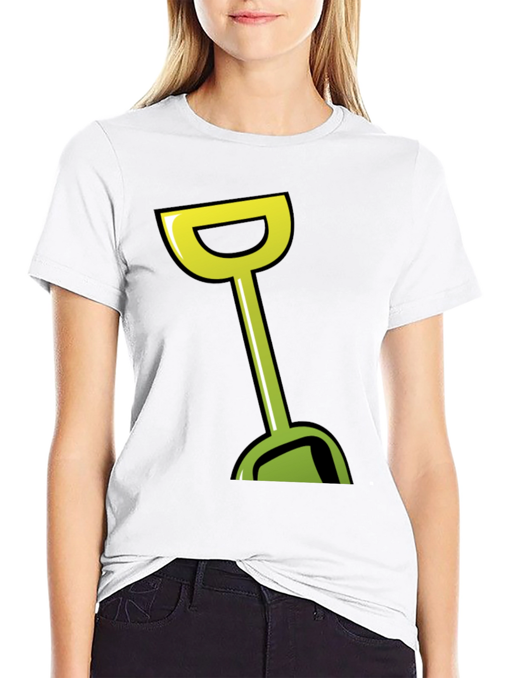 Shovel Graphic Print T-Shirt