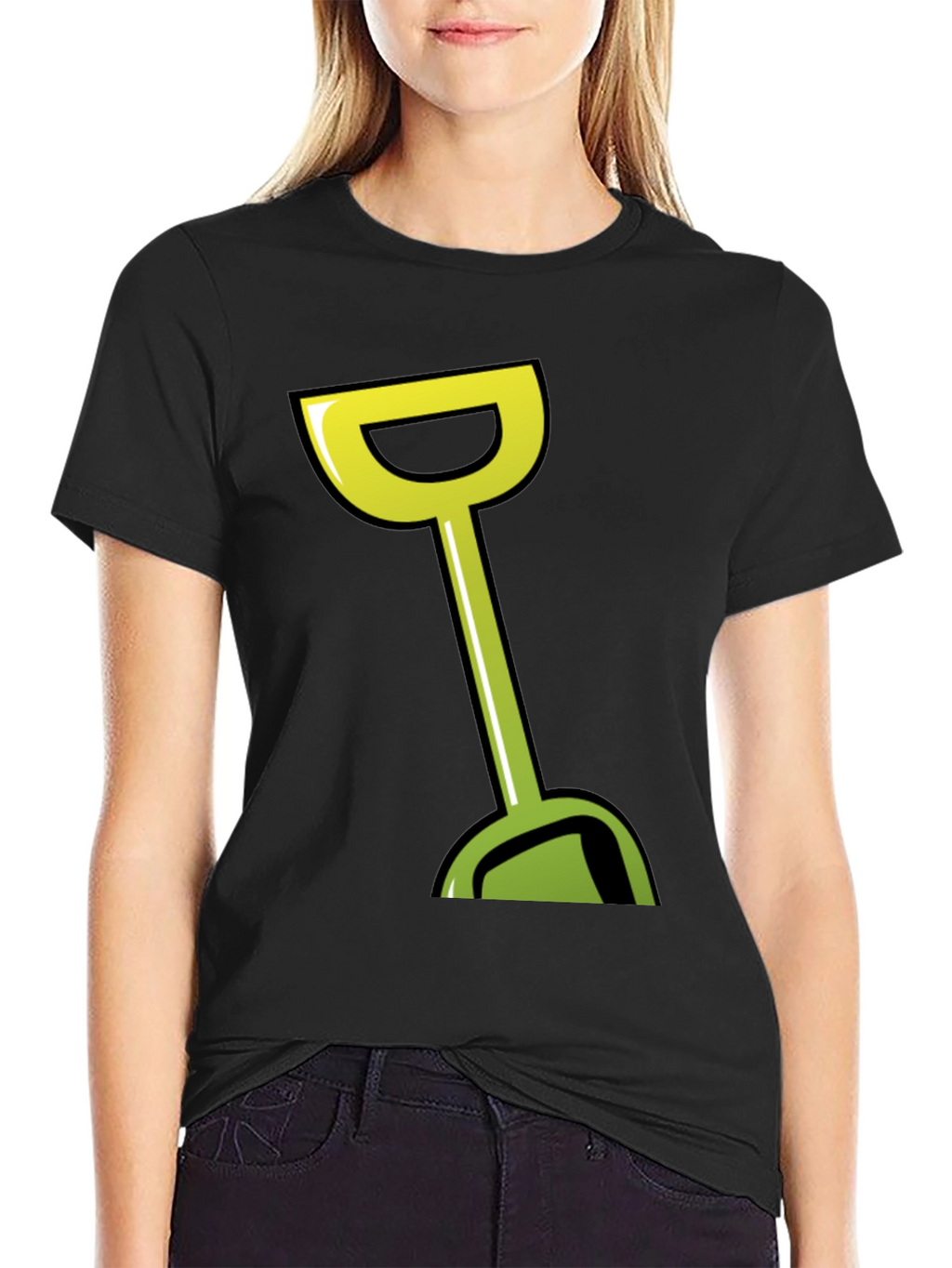 Shovel Graphic Print T-Shirt