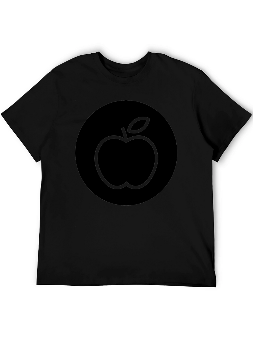 Apple Graphic Black T-Shirt