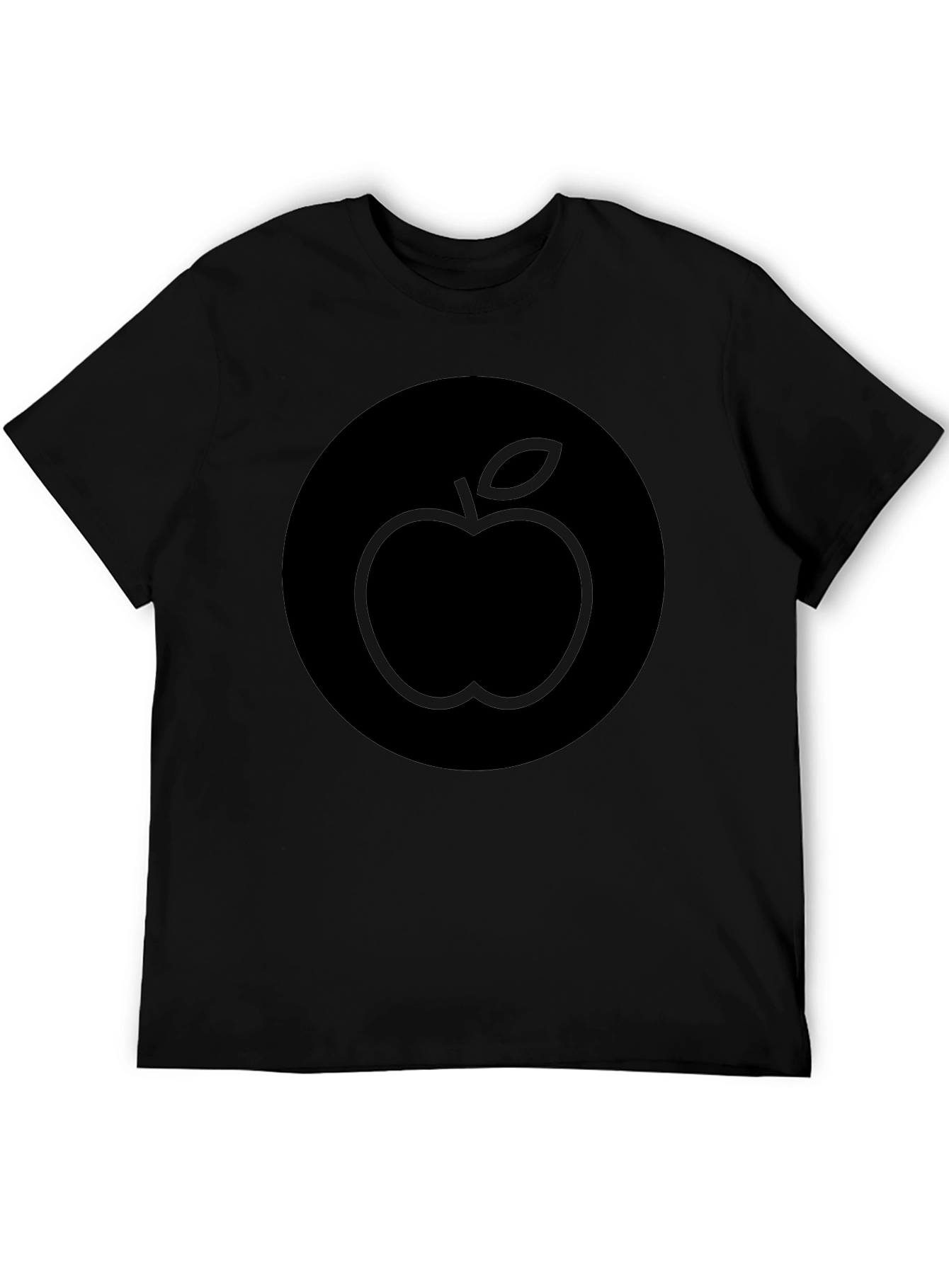 Apple Graphic Black T-Shirt