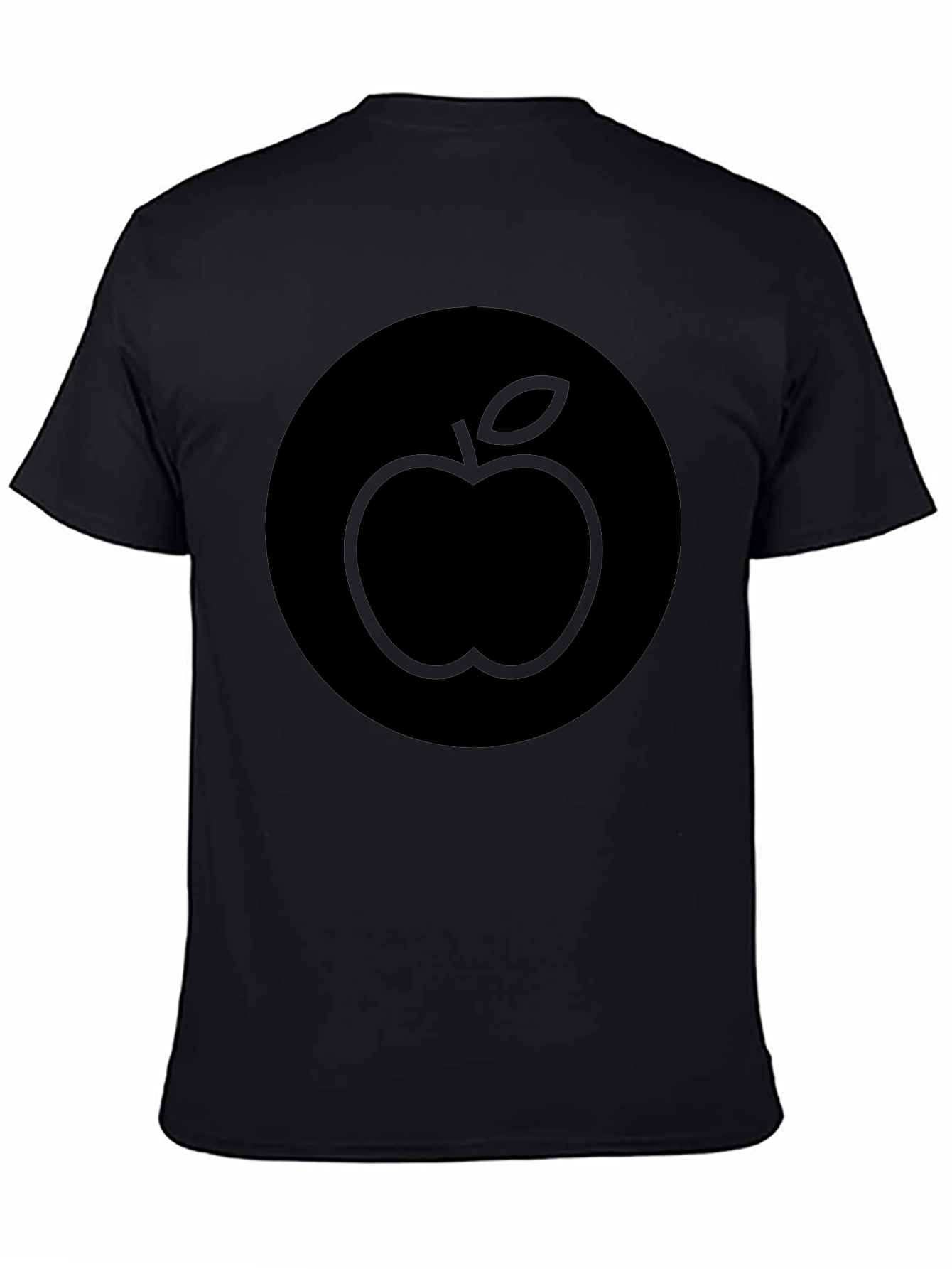 Apple Graphic Black T-Shirt
