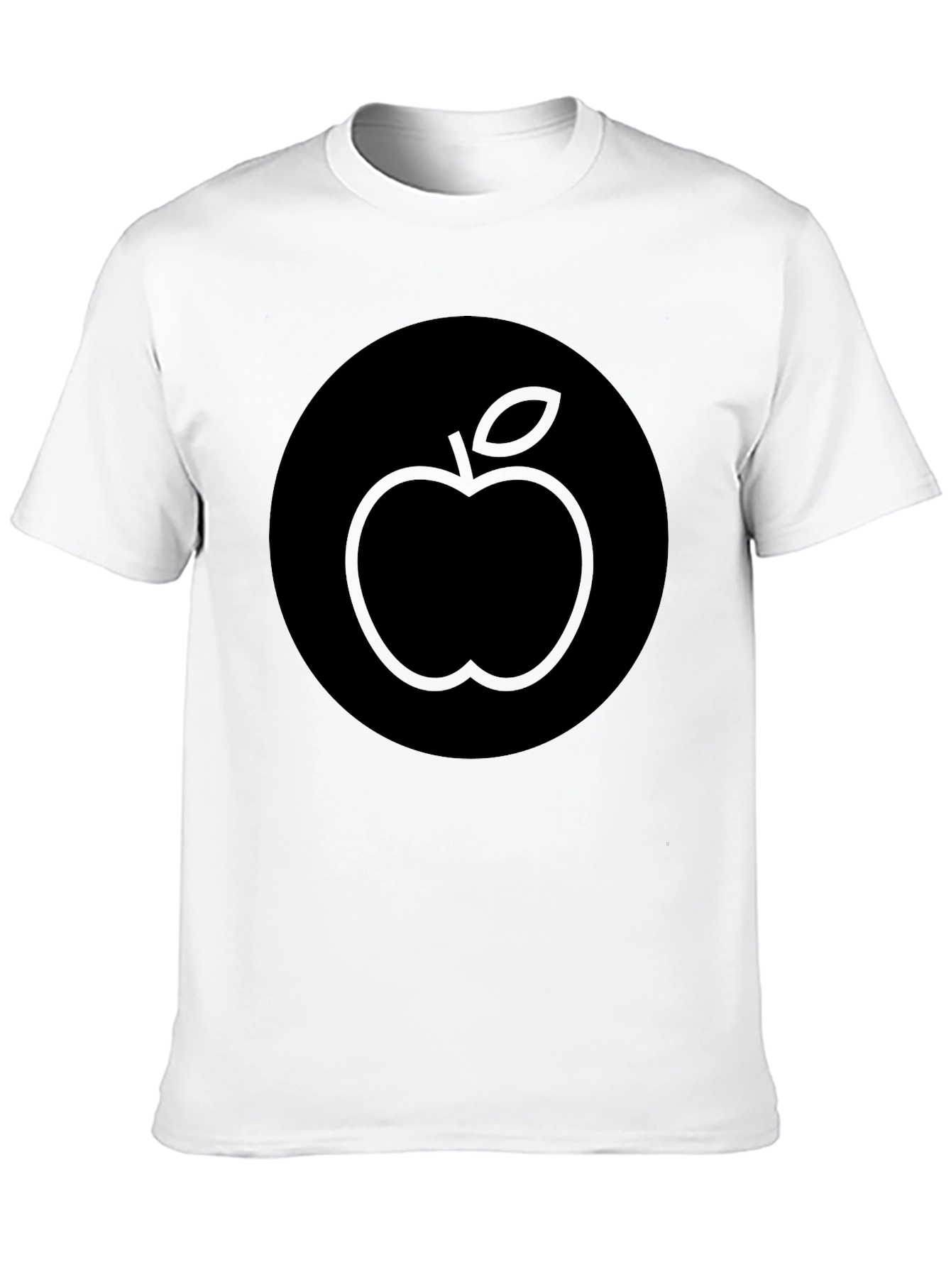 Apple Graphic Black T-Shirt