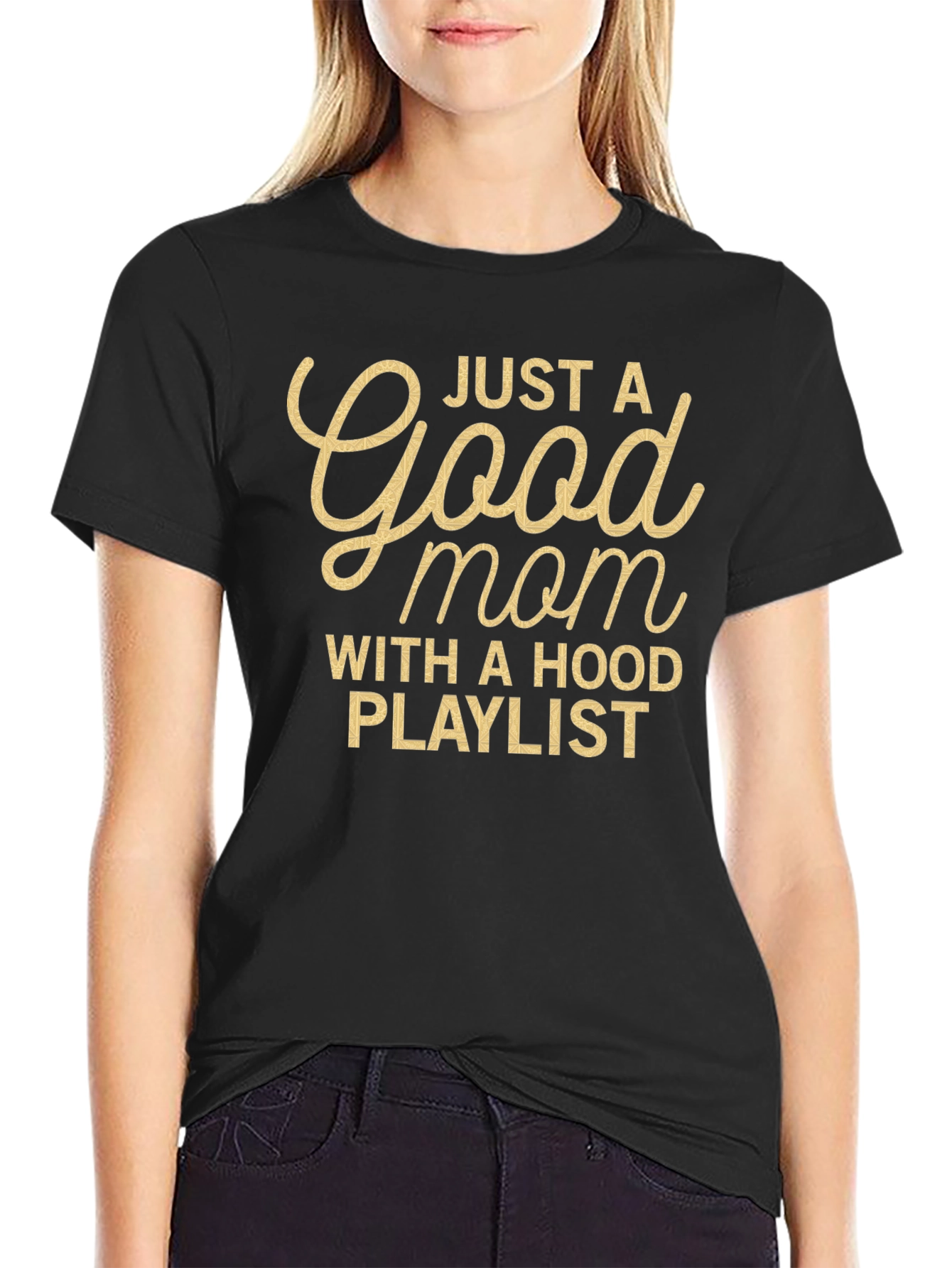 Good Mom With Hood Playlist T-Shirt