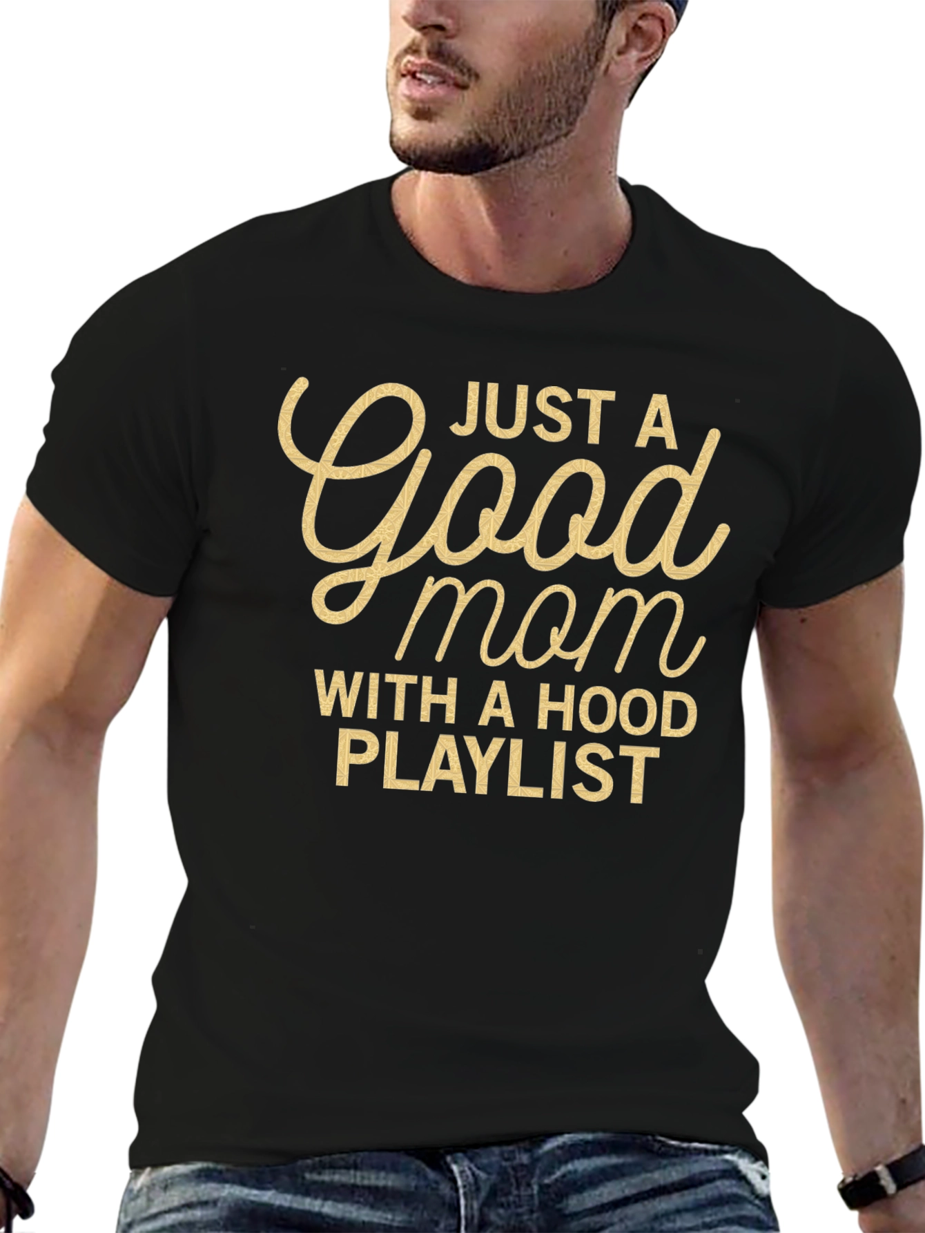 Good Mom With Hood Playlist T-Shirt