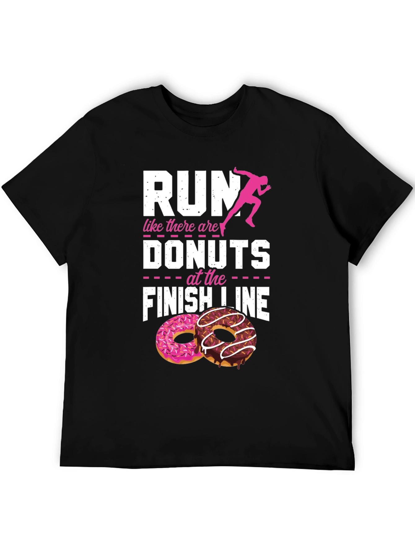 Run for Donuts Graphic T-Shirt