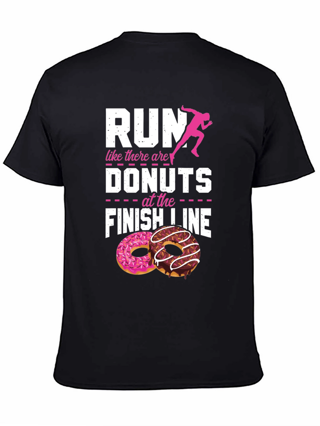 Run for Donuts Graphic T-Shirt