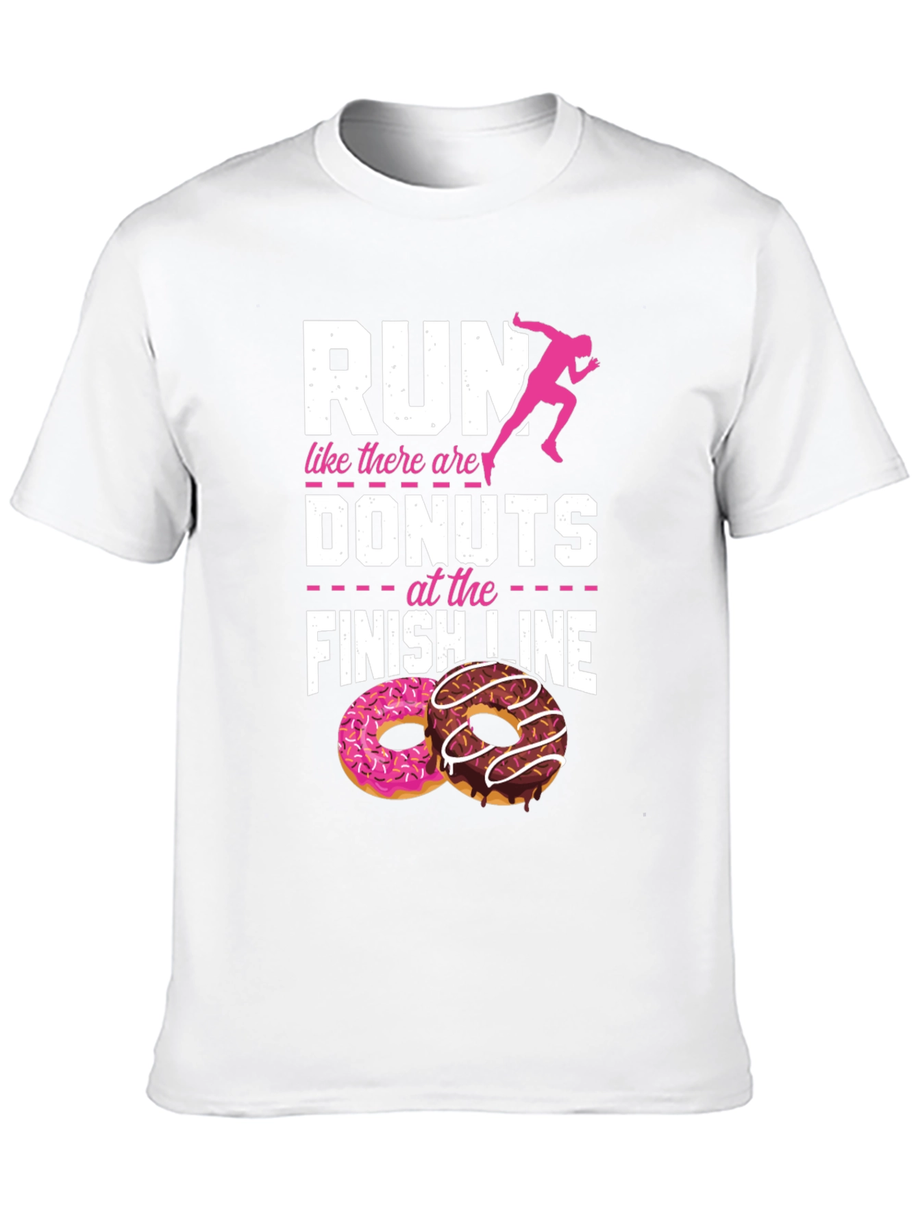 Run for Donuts Graphic T-Shirt