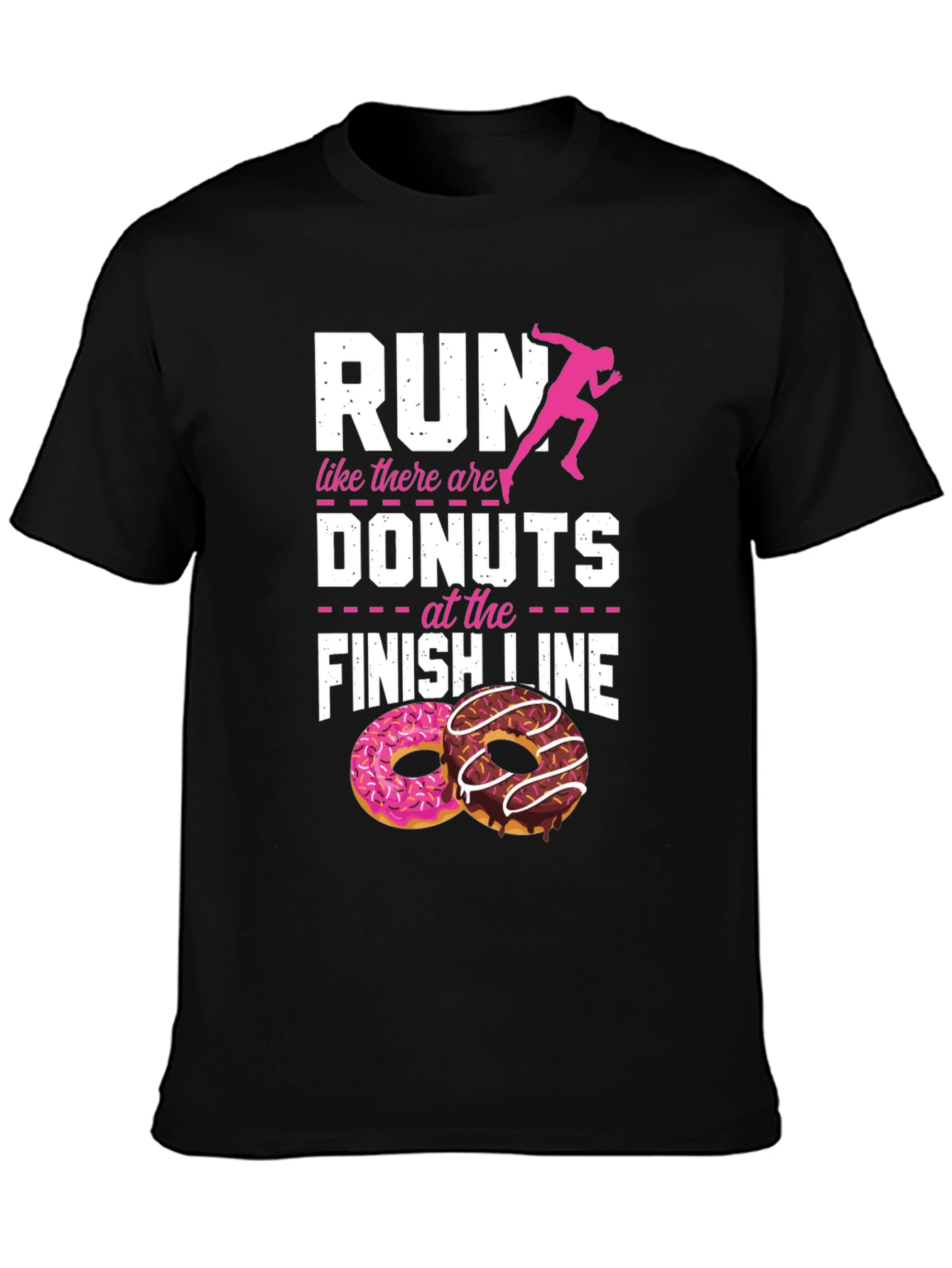 Run for Donuts Graphic T-Shirt
