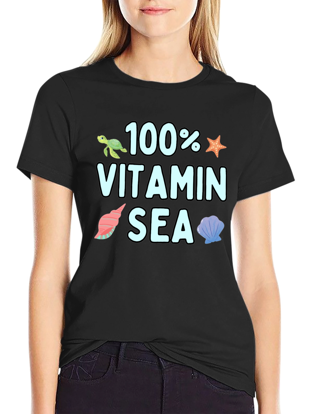 100% Vitamin Sea Graphic T-Shirt
