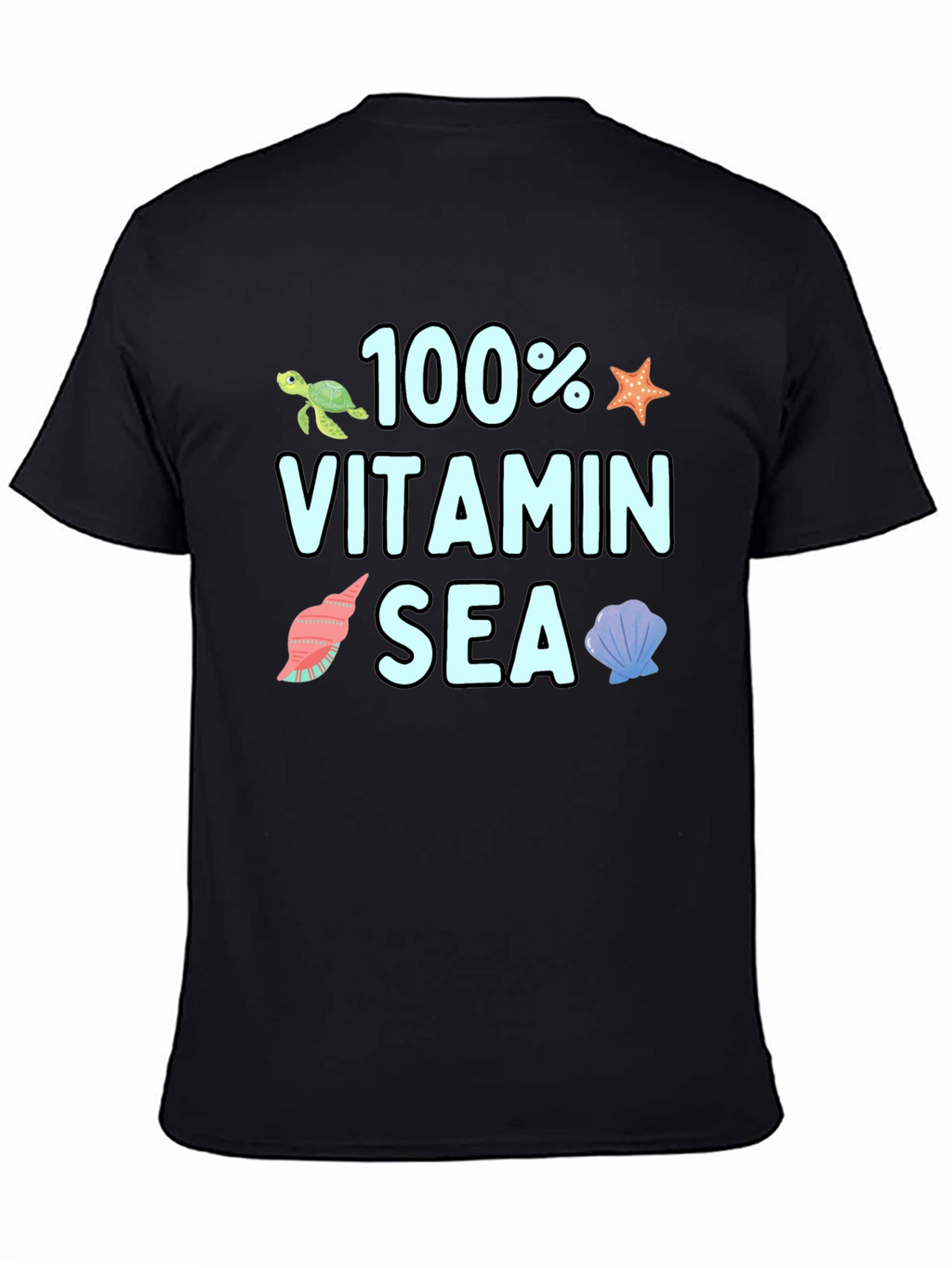 100% Vitamin Sea Graphic T-Shirt