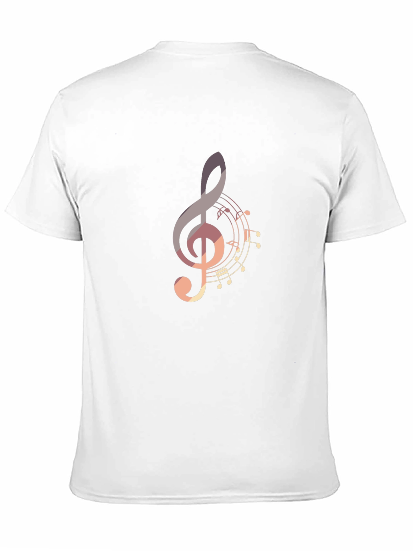 Musical Note Graphic Tee - Stylish Black T-Shirt
