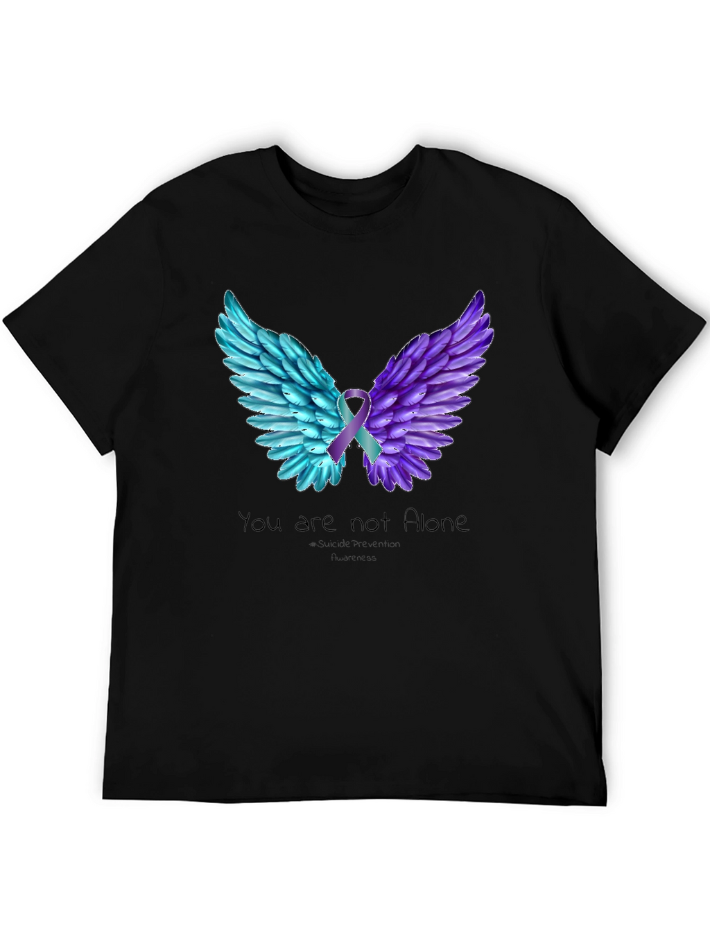 You Are Not Alone Wings T-Shirt