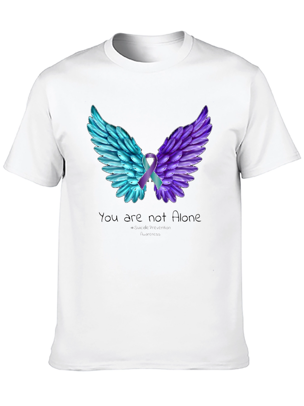 You Are Not Alone Wings T-Shirt