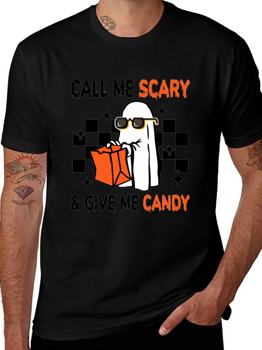 Call Me Scary - Halloween Ghost T-Shirt