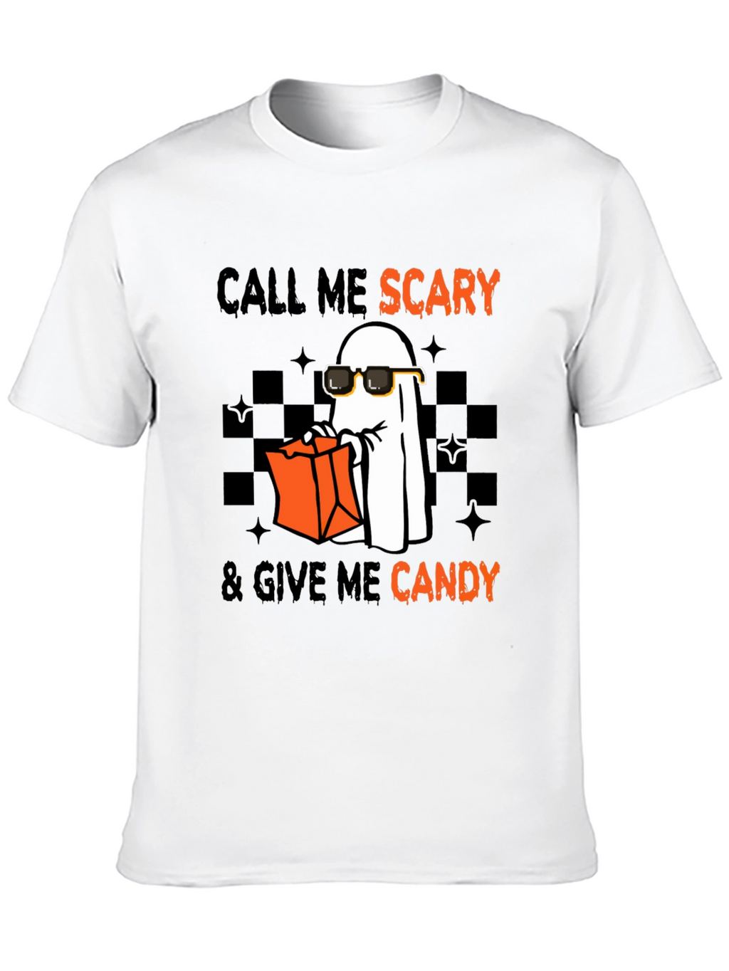 Call Me Scary - Halloween Ghost T-Shirt
