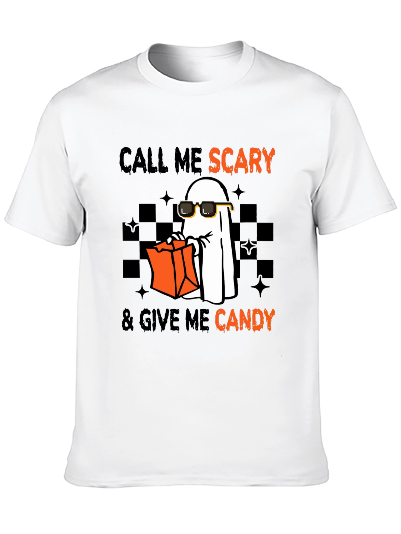 Call Me Scary - Halloween Ghost T-Shirt