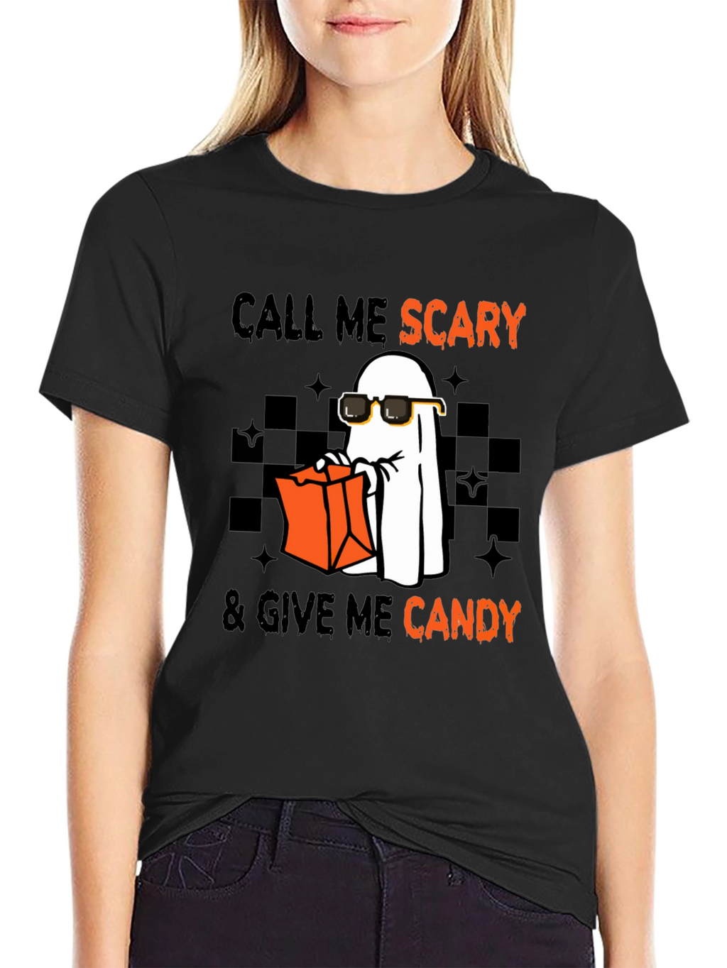 Call Me Scary - Halloween Ghost T-Shirt