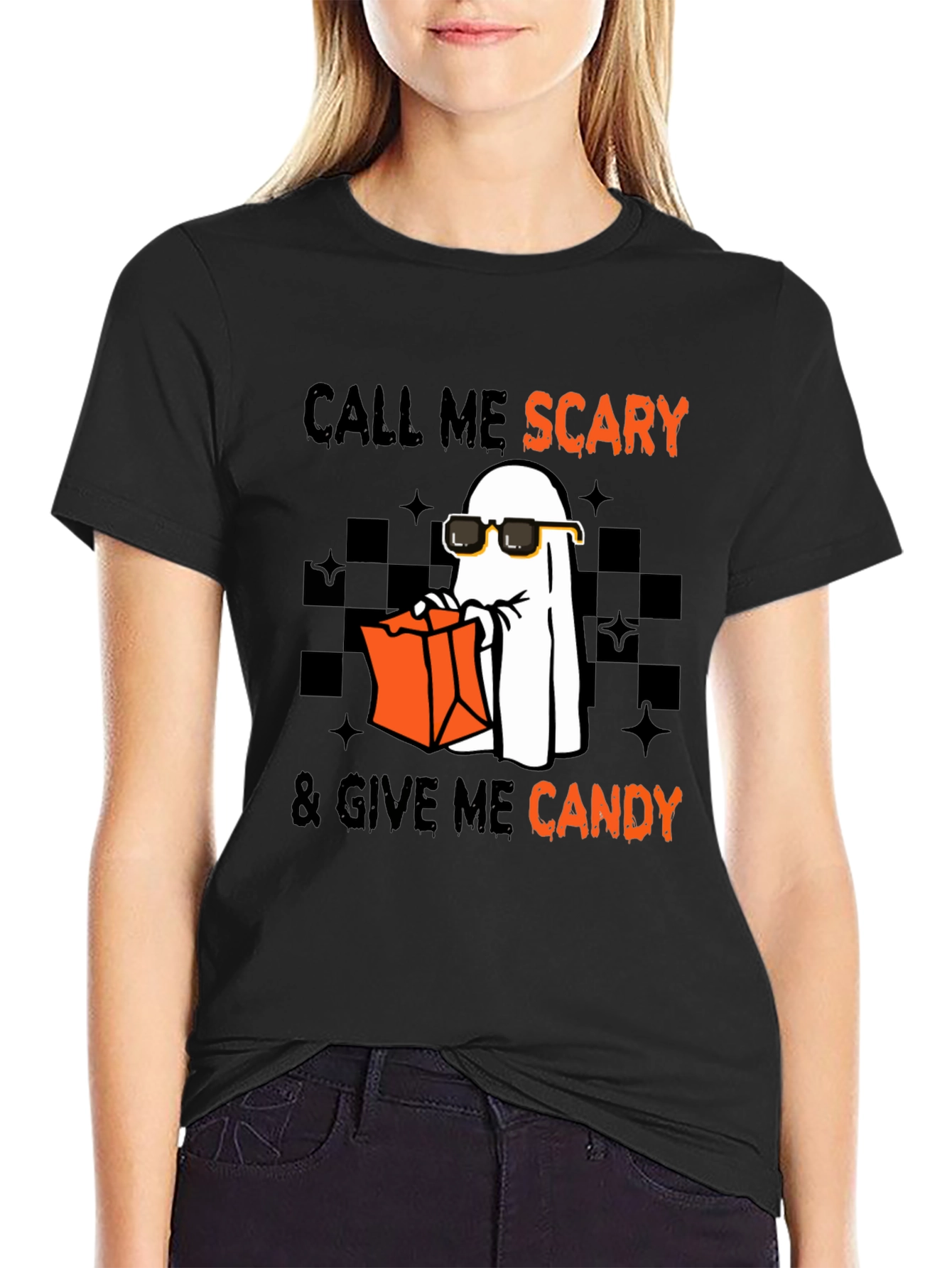 Call Me Scary - Halloween Ghost T-Shirt