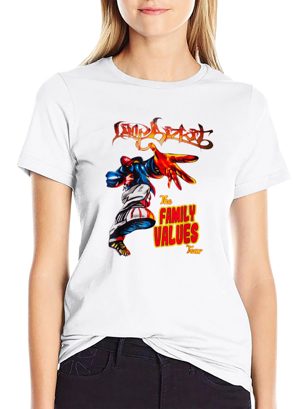 Limp Bizkit Family Values Tour Black T-Shirt