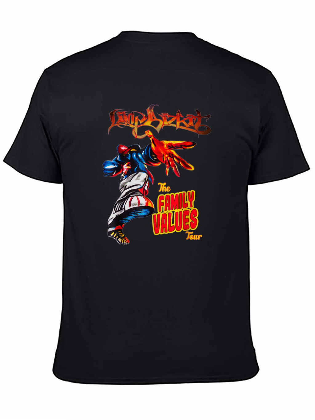 Limp Bizkit Family Values Tour Black T-Shirt