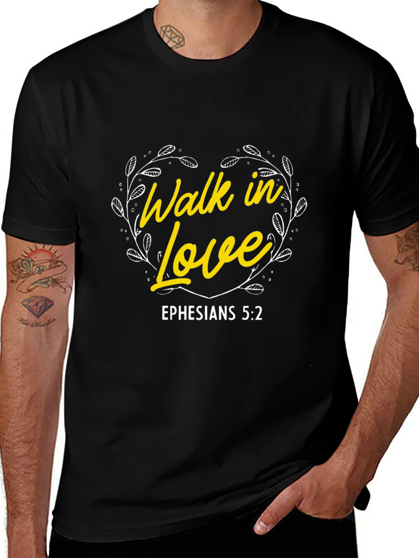 Walk in Love T-Shirt - Ephesians 5:2 - Christian Apparel