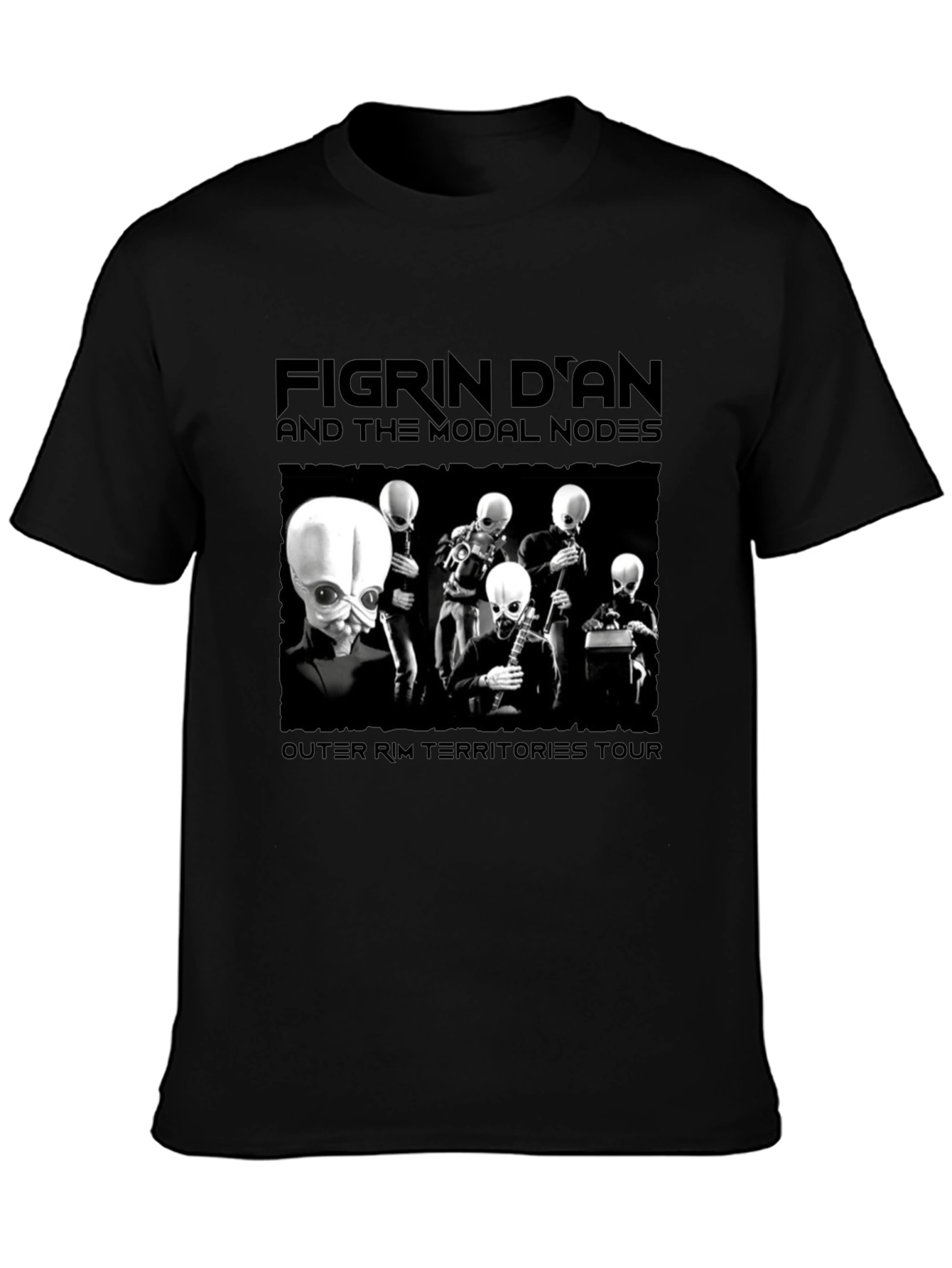Figrin Dan Modal Nodes Black T-Shirt