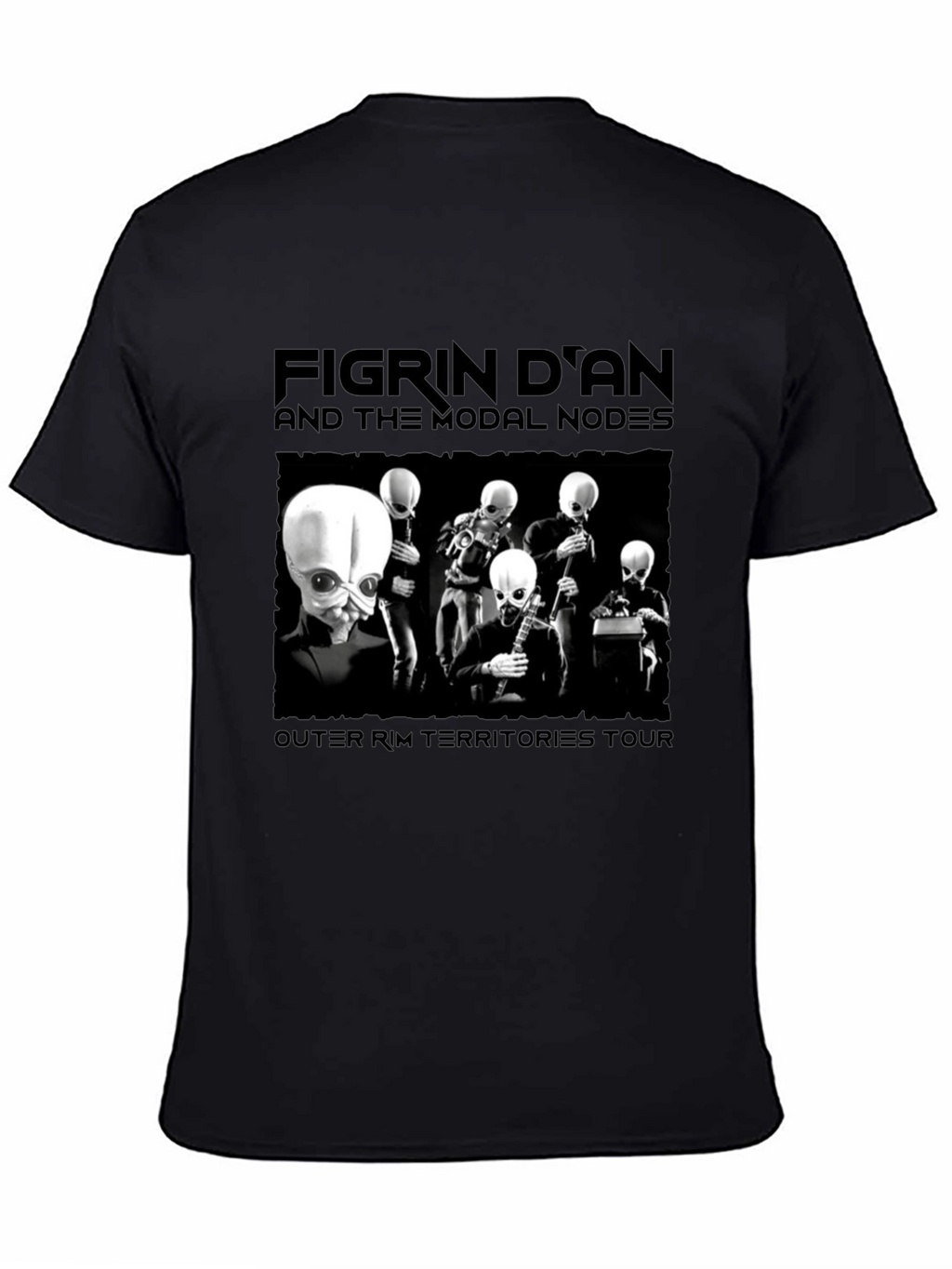 Figrin Dan Modal Nodes Black T-Shirt