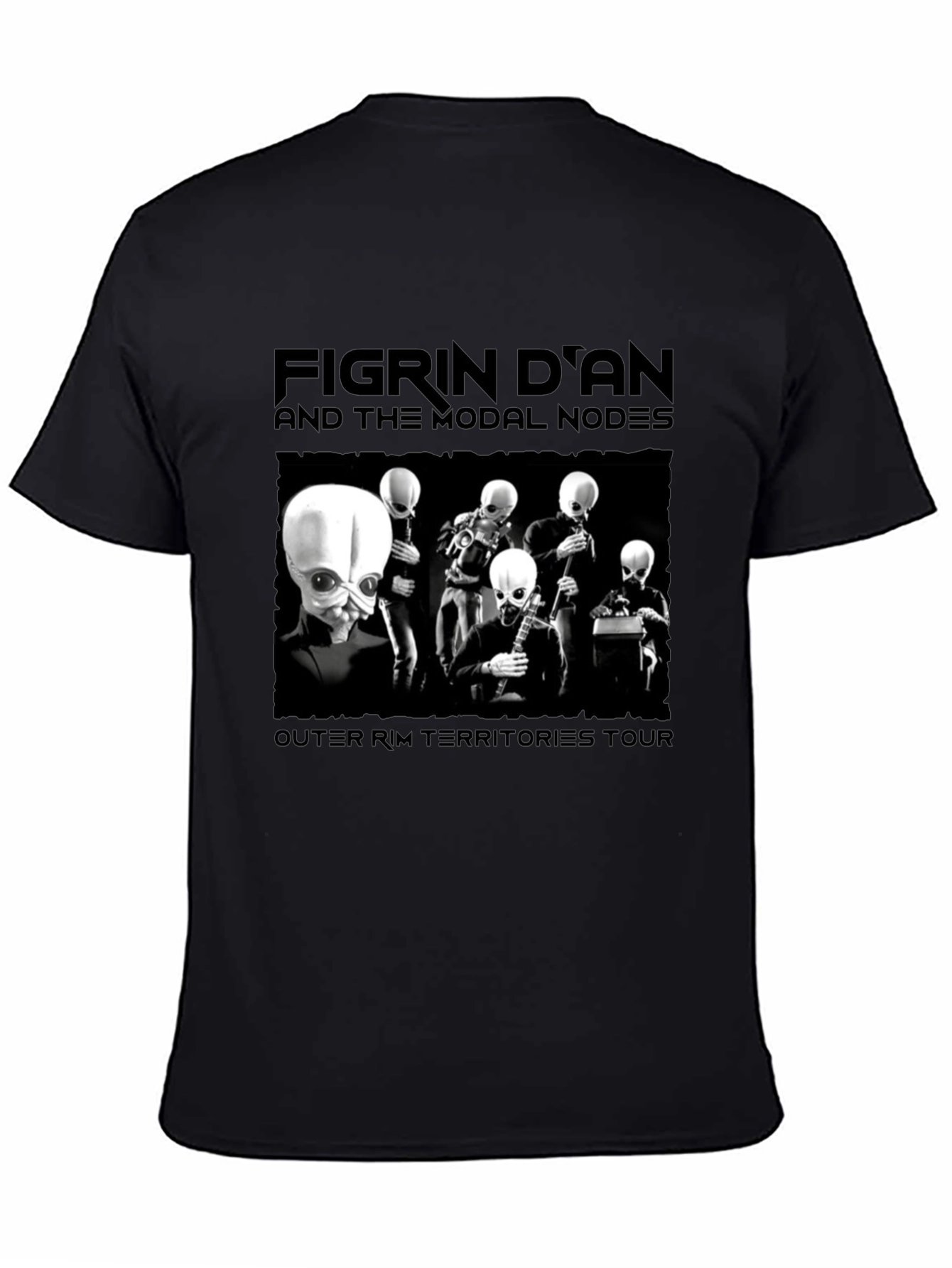 Figrin Dan Modal Nodes Black T-Shirt