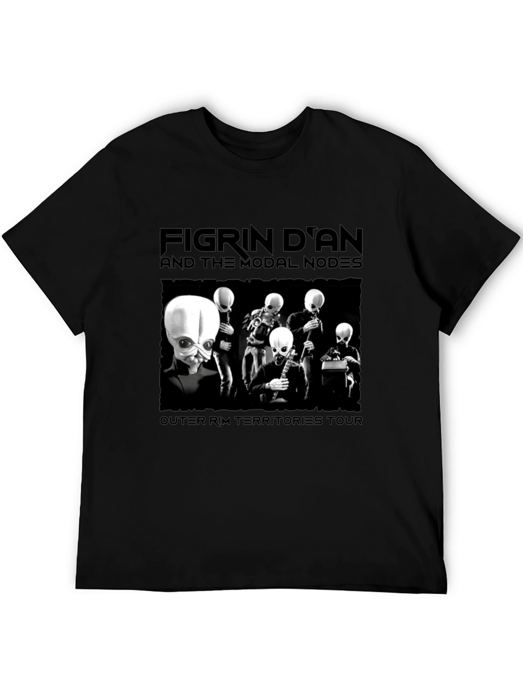 Figrin Dan Modal Nodes Black T-Shirt