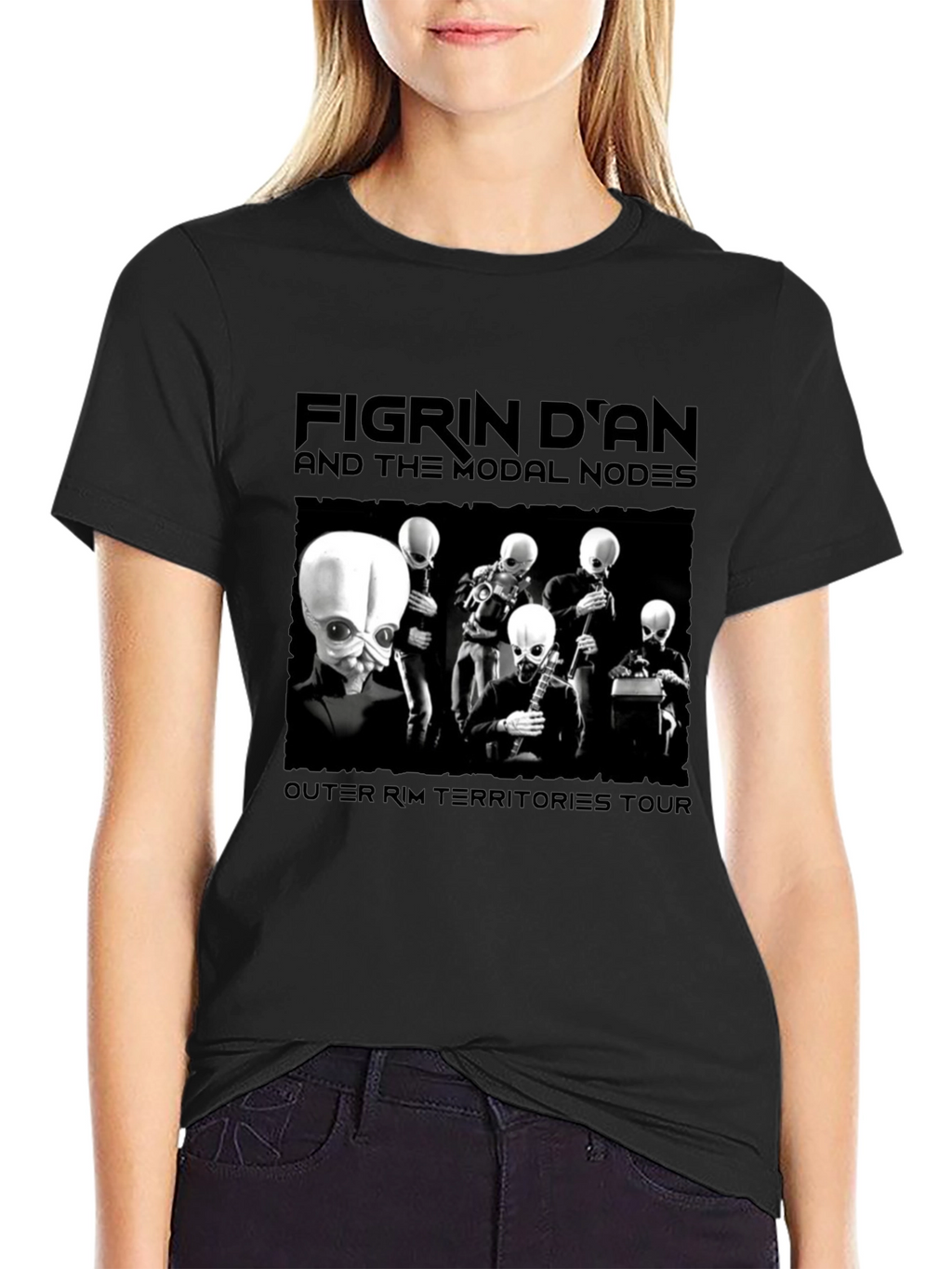 Figrin Dan Modal Nodes Black T-Shirt