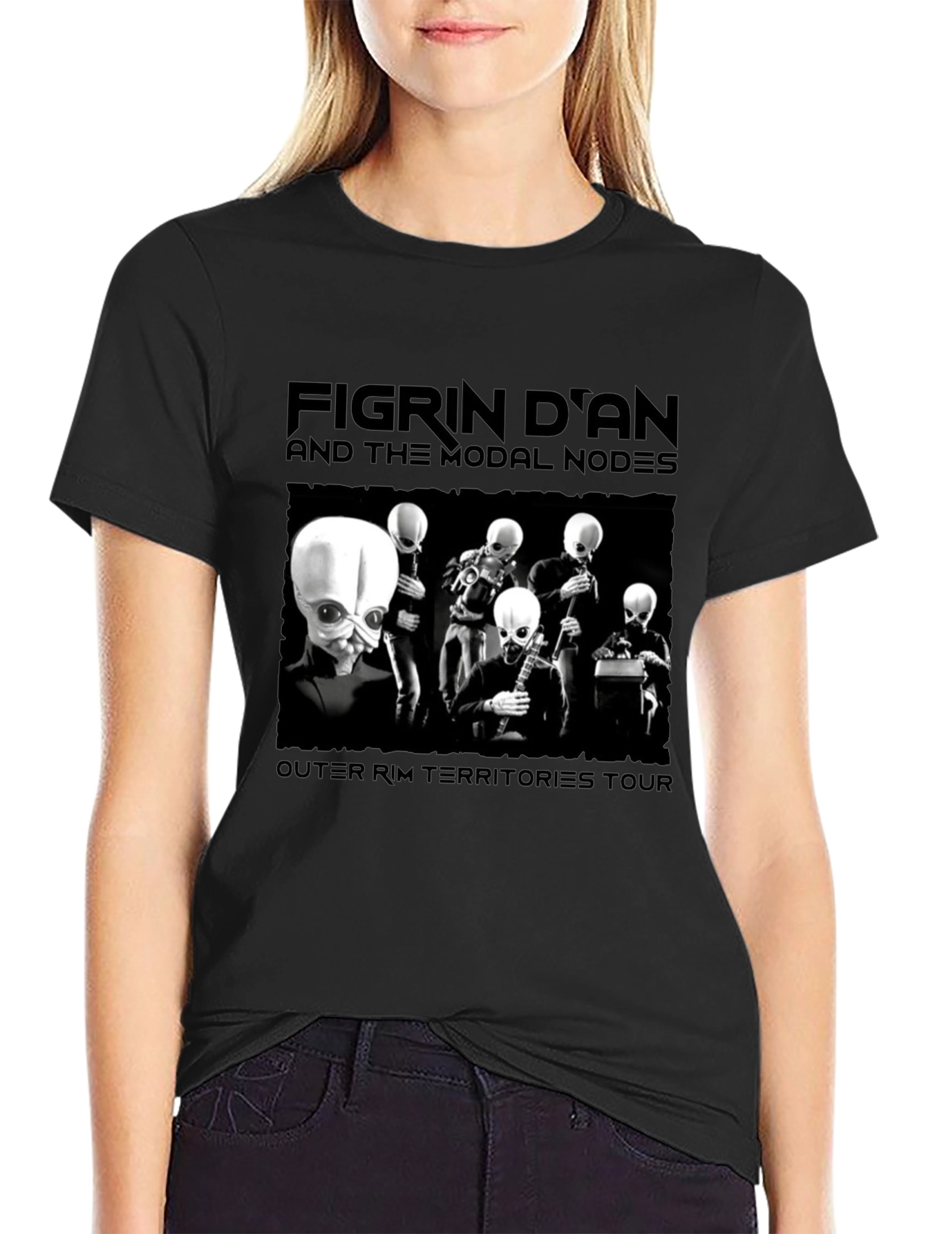 Figrin Dan Modal Nodes Black T-Shirt