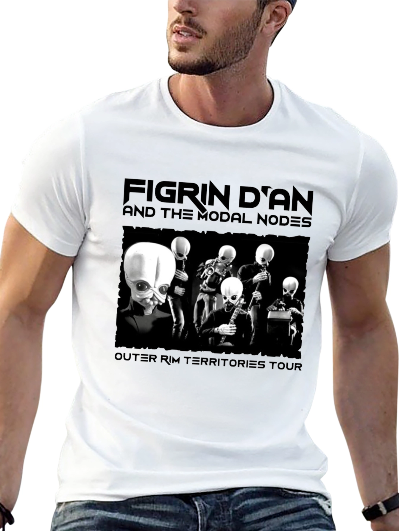 Figrin Dan Modal Nodes Black T-Shirt