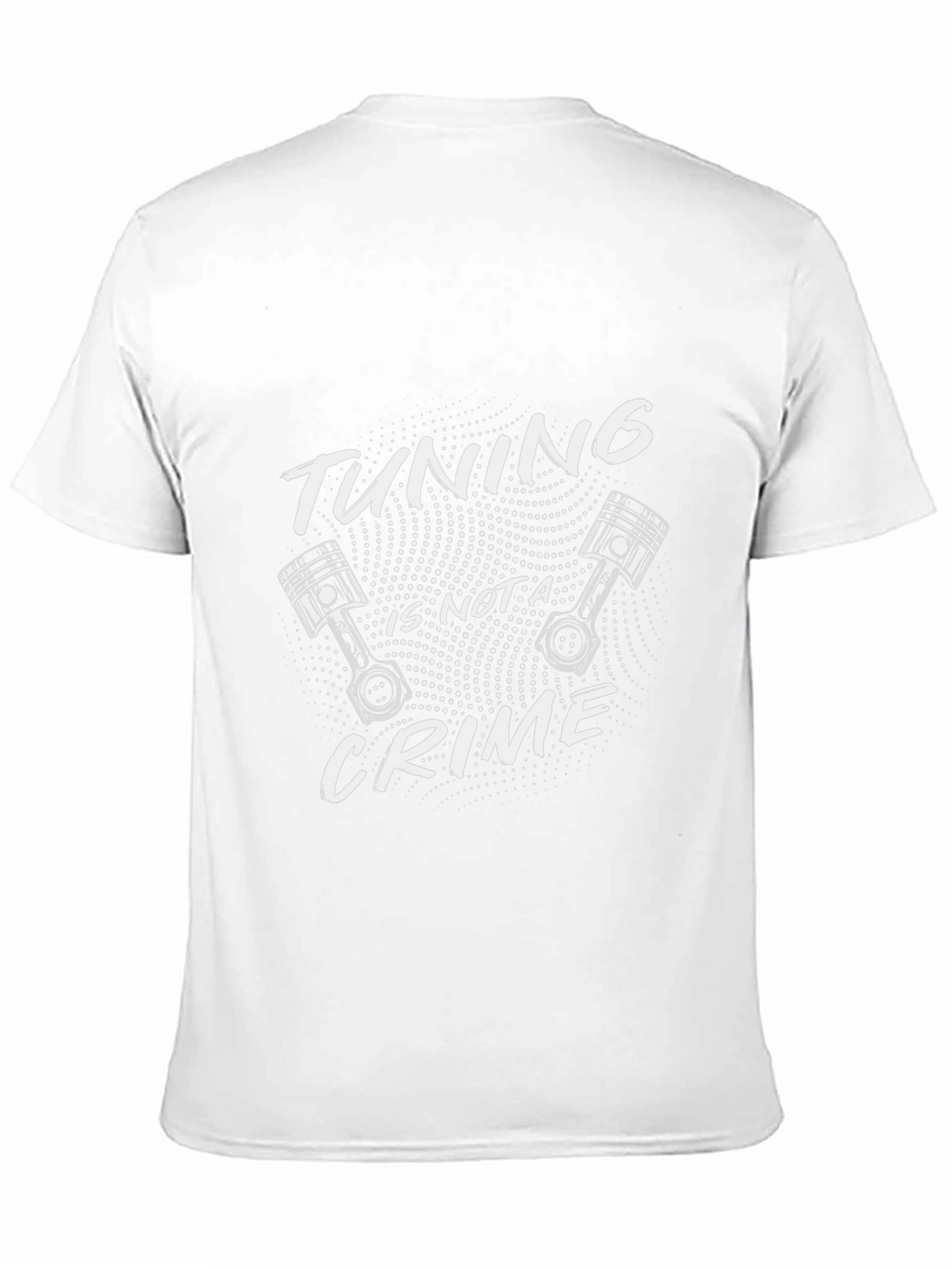 Tuning Is Not A Crime Black Graphic Tee