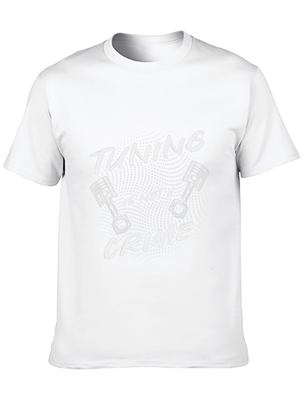 Tuning Is Not A Crime Black Graphic Tee