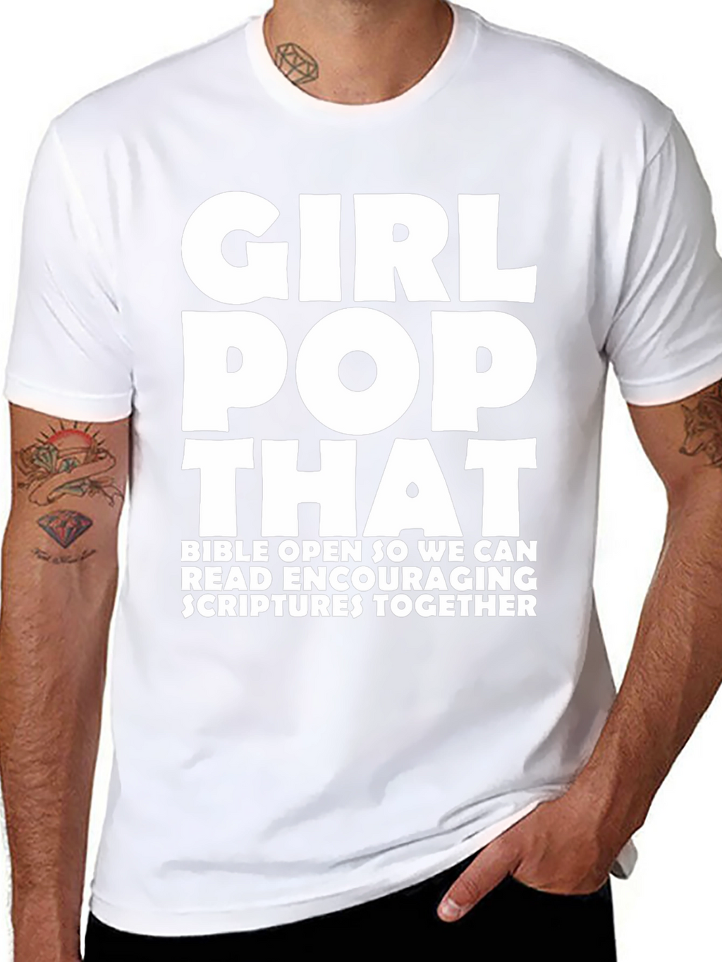 Girl Pop That Graphic Tee - Bible Scriptures