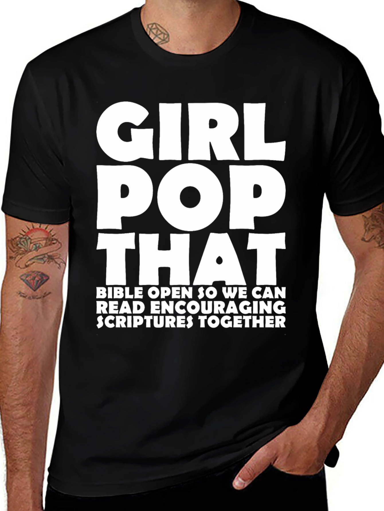 Girl Pop That Graphic Tee - Bible Scriptures
