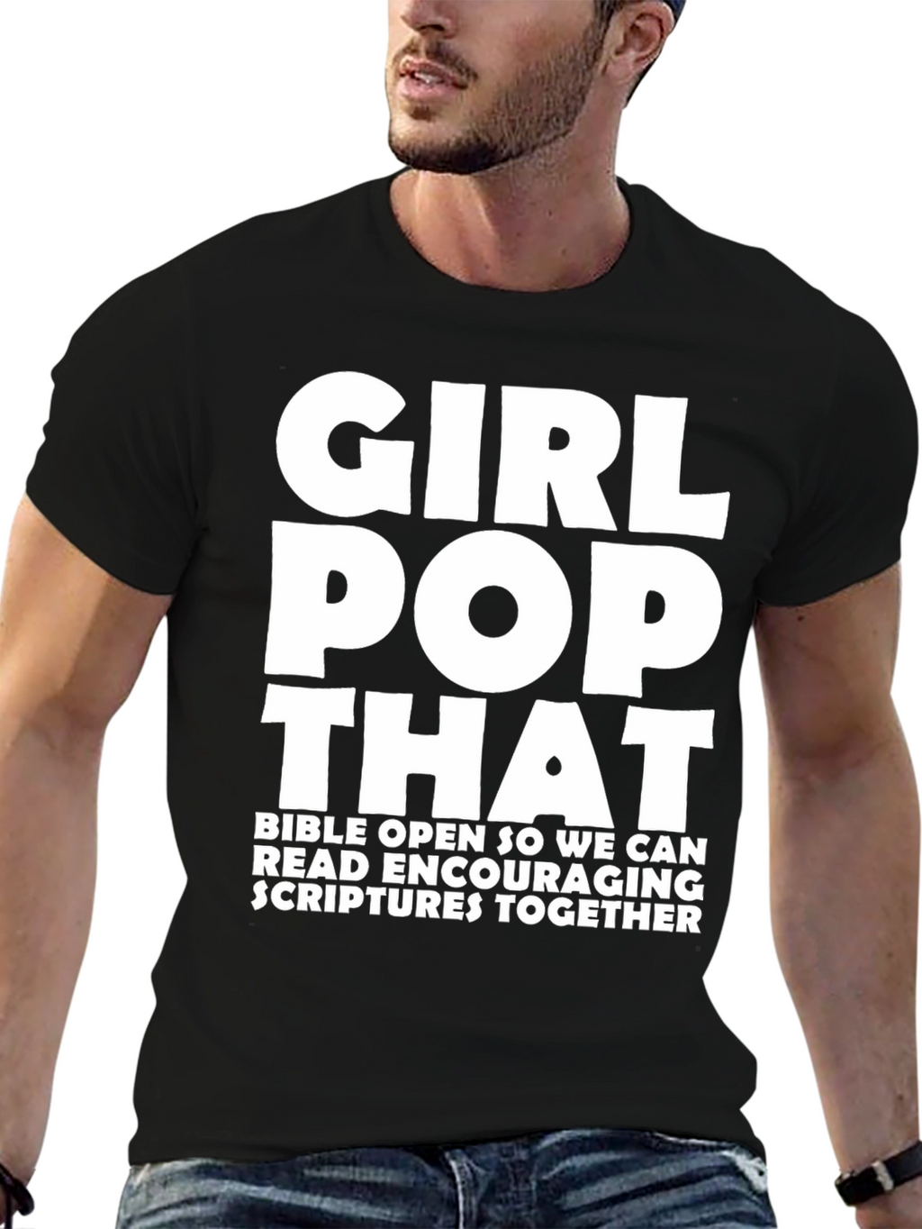 Girl Pop That Graphic Tee - Bible Scriptures