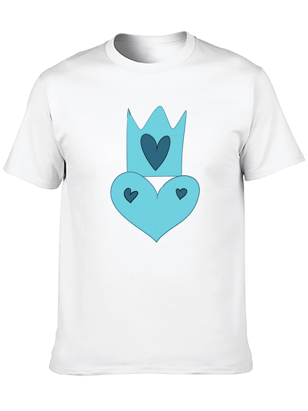 Queen of Hearts Black Tee