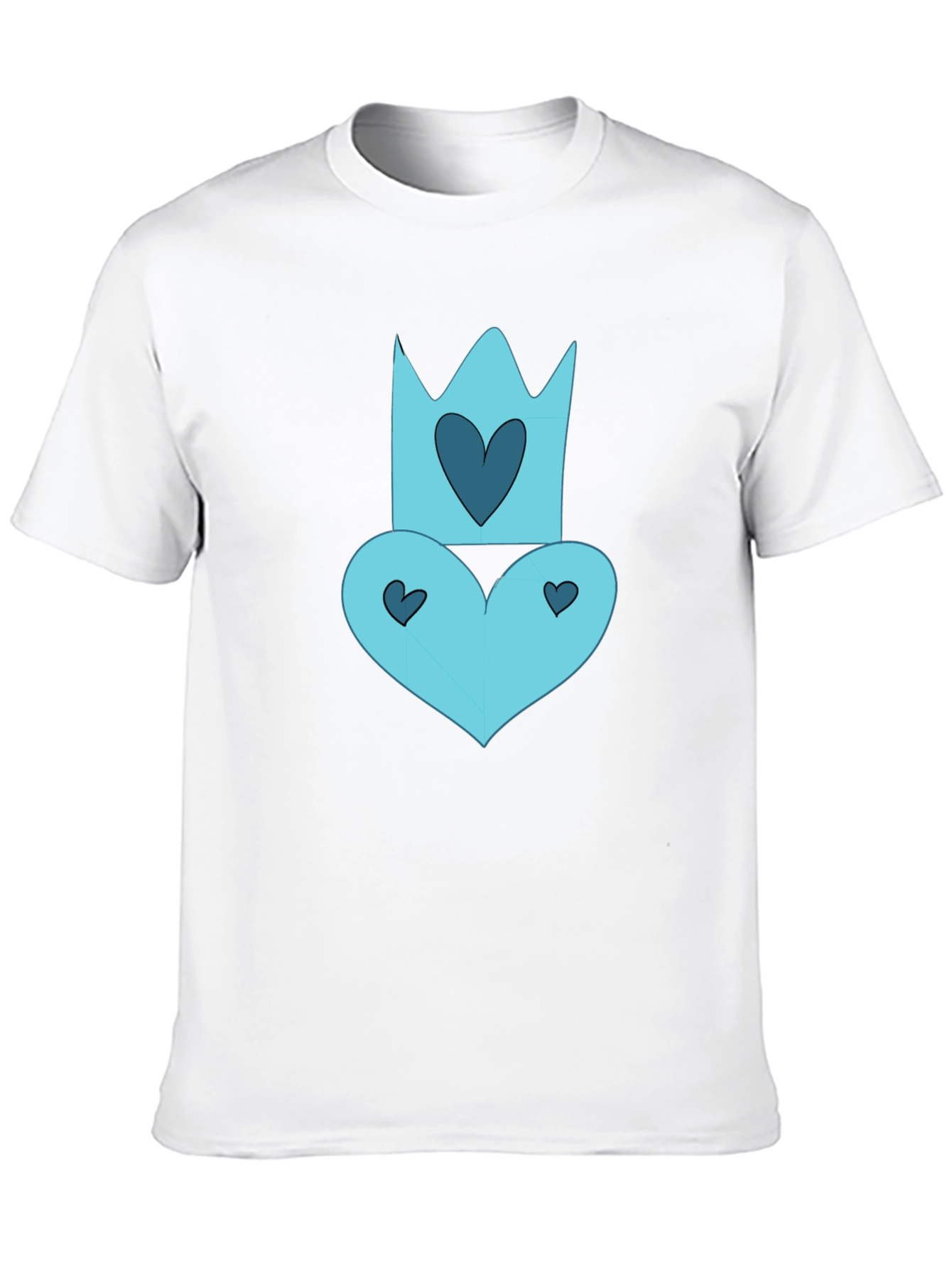 Queen of Hearts Black Tee