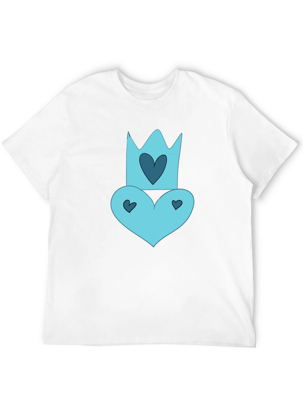 Queen of Hearts Black Tee