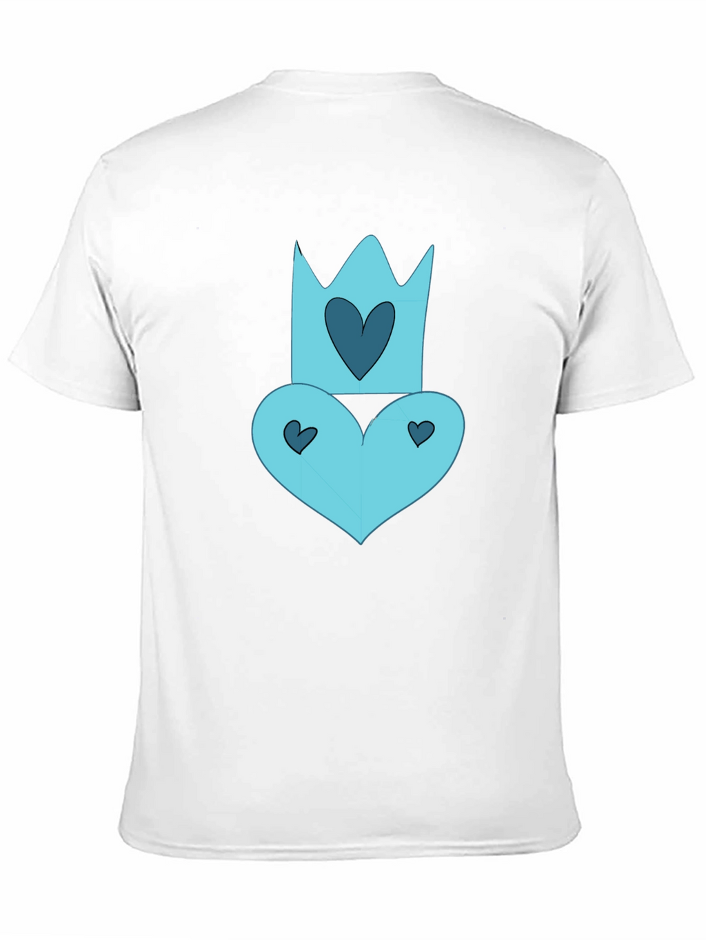 Queen of Hearts Black Tee